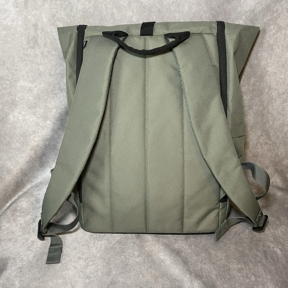 RETIRED IKEA DROMSAK Large Hiking Tote Duffle Laptop Backpack Olive Green